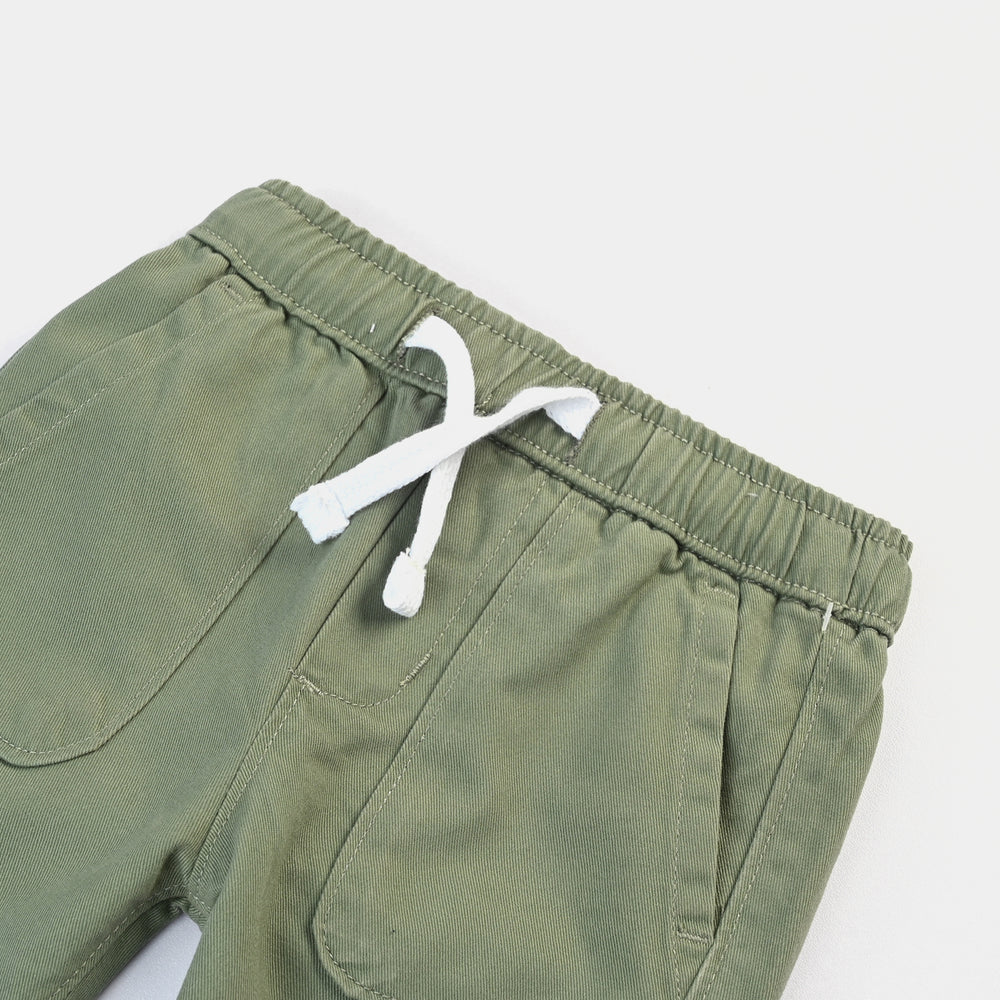 Infant Boys Cotton Twill Short Beep Beep