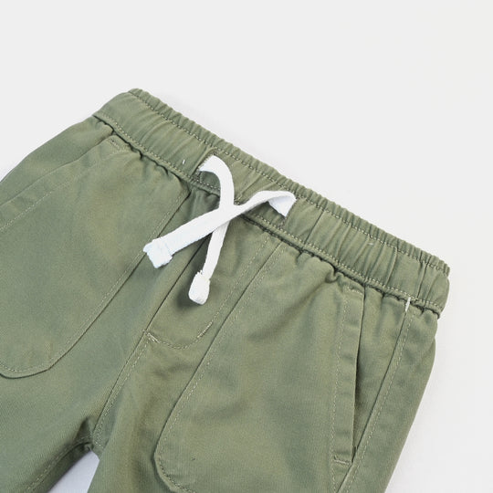 Infant Boys Cotton Twill Short Beep Beep