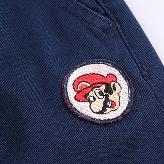 Infant Boys Cotton Twill Pant-E.Blue