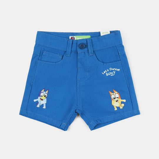 Infant Boys Cotton Twill Short Thrill Seeker-E.Blue