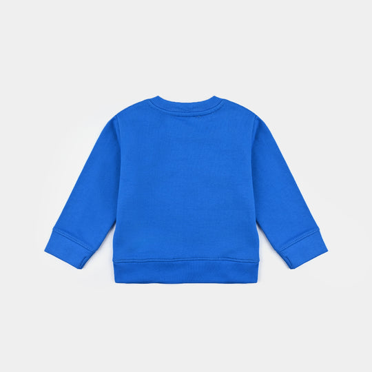 Infant Boys Cotton Terry Sweatshirt Cars