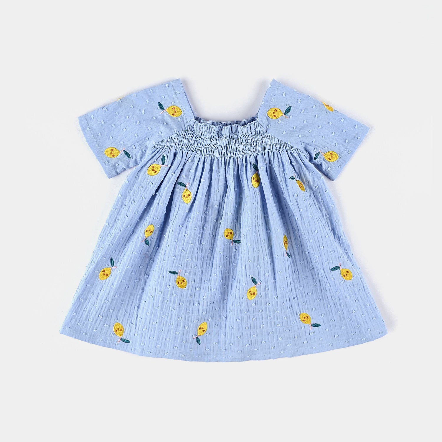 Mansol Emb Top - Light Blue