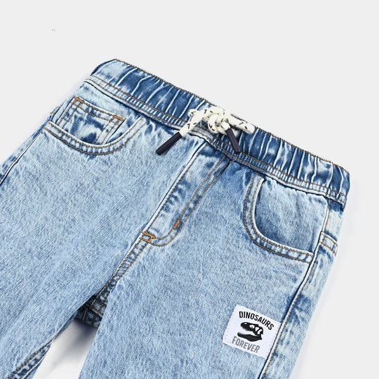 Boys Denim Stretch Pant Dinosaur-LT.Blue