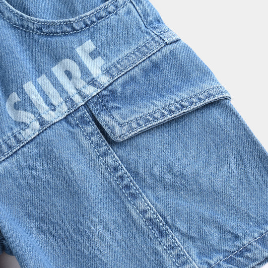 Boys Denim rigid Short Surf-LT.Blue