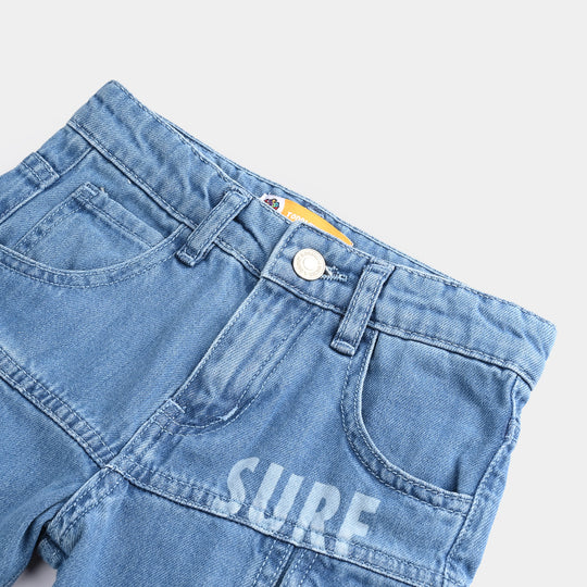 Boys Denim rigid Short Surf-LT.Blue