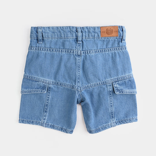 Boys Denim rigid Short Surf-LT.Blue