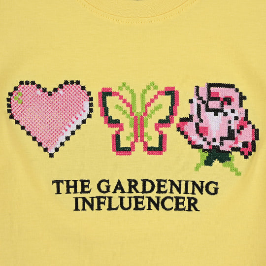Girls Cotton Jersey T-Shirt H/S Gardening