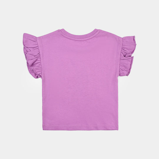 Infant Girls Cotton Jersey T-Shirt Magical Moments-Rad.Orchid