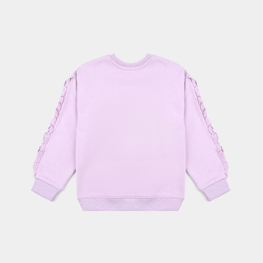 Girls Cotton Terry Sweatshirt A Perfect Friend