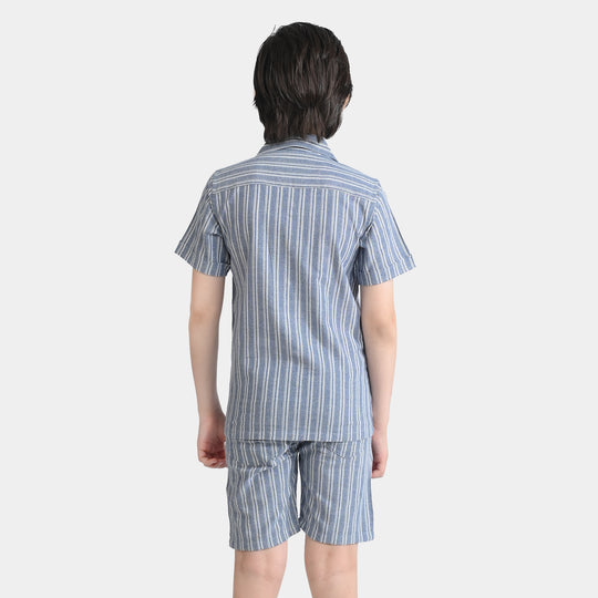 Boys Yarn Dyed Woven Suit Future Goals