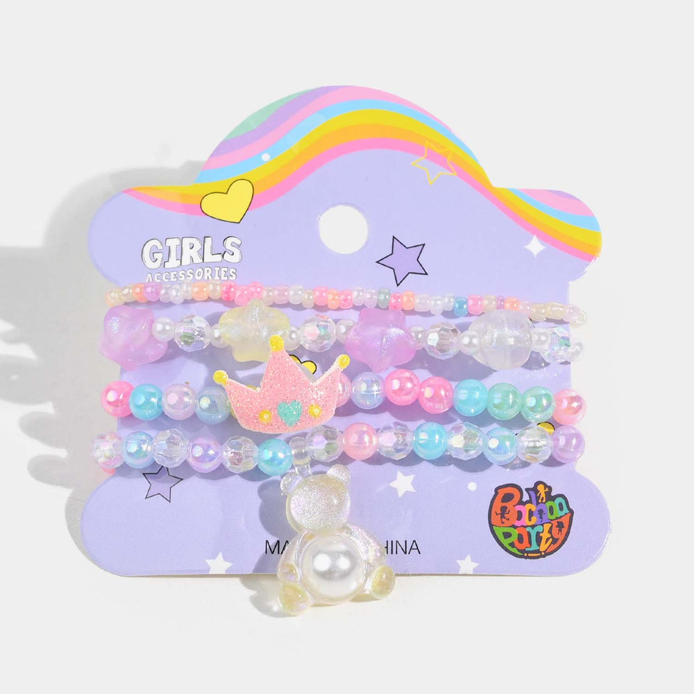Girls Charm Beaded Bracelets