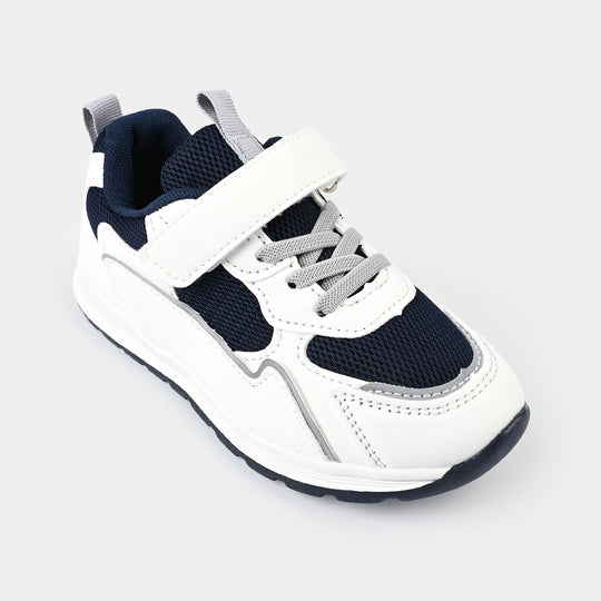 Boys Joggers 1016-4-White/Navy