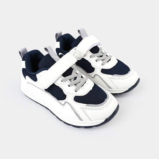Boys Joggers 1016-4-White/Navy
