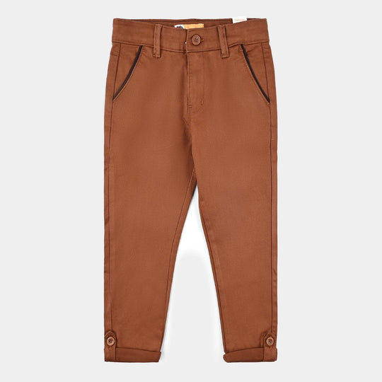 Boys Cotton Twill Pant Skate-Rust