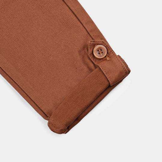 Boys Cotton Twill Pant Skate-Rust