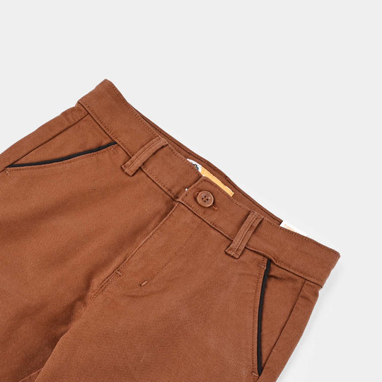 Boys Cotton Twill Pant Skate-Rust