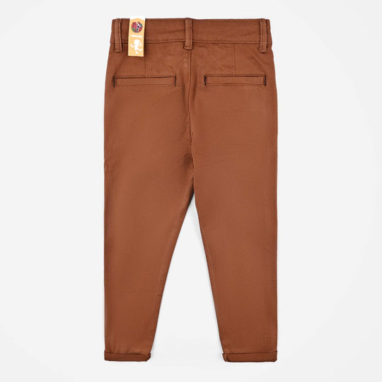 Boys Cotton Twill Pant Skate-Rust