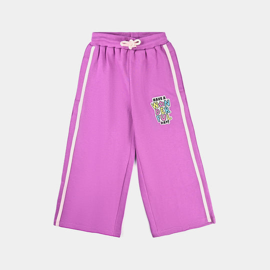 Girls Cotton Terry Jersey Pyjama WONDERFULL DAY