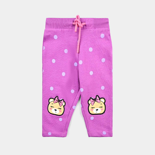 Infant Girls Cotton Terry Sleeping Pyjama TEDDY BEAR