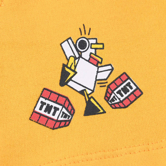 Boys Cotton Terry Short-Citrus