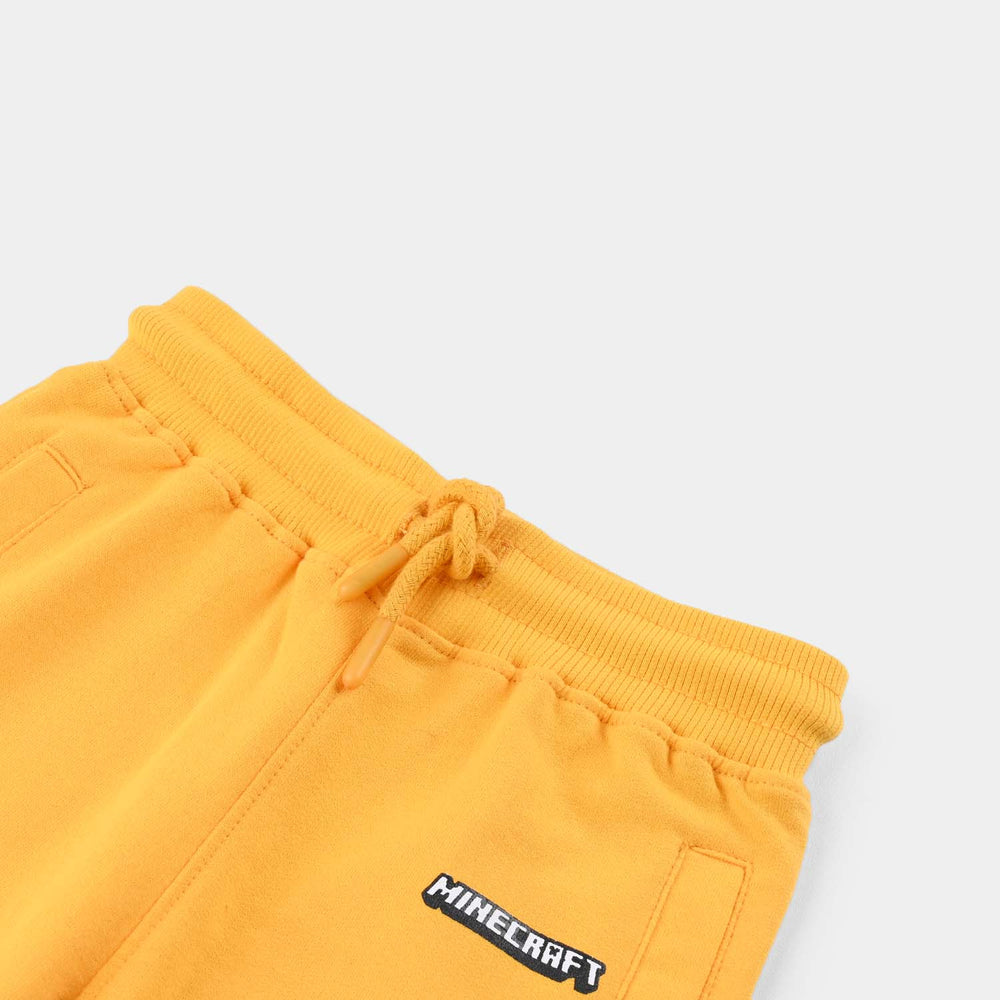 Boys Cotton Terry Short-Citrus