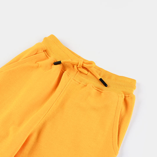 Boys Cotton Terry Pyjama Skate-Citrus