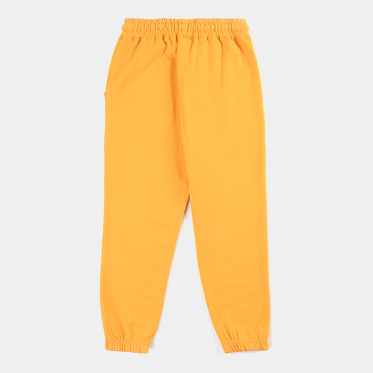 Girls Cotton Terry Jersey Pyjama CHOOSE KNIDNESS-Citrus