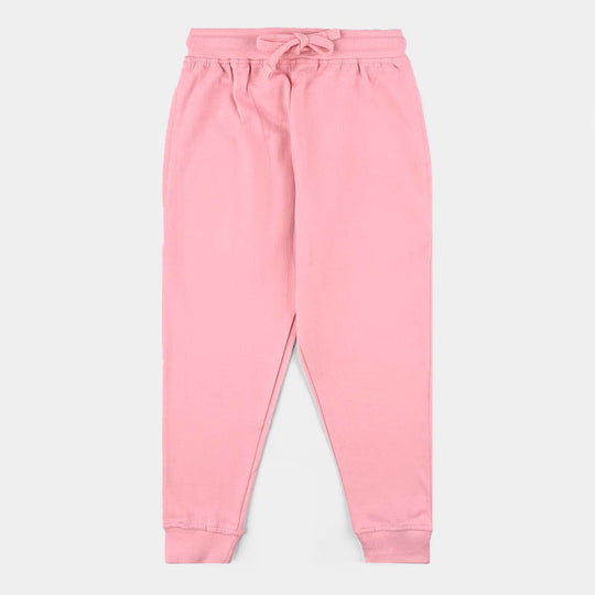 Girls Jersey Pyjama Basic-C Pink
