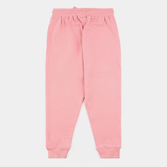 Girls Jersey Pyjama Basic-C Pink