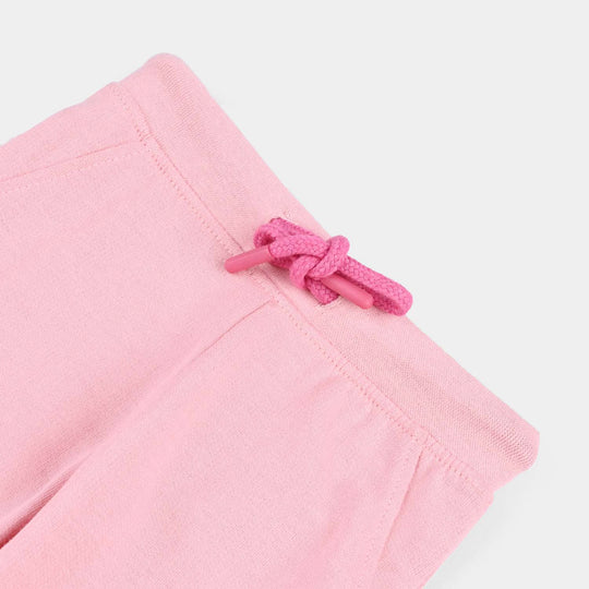 Infant Girls Cotton Terry Sleeping Pyjama Rabbit-C.Pink