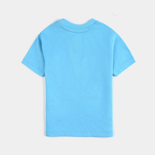 Infant Boys Poly Cotton Jersey Night Suit Bluey