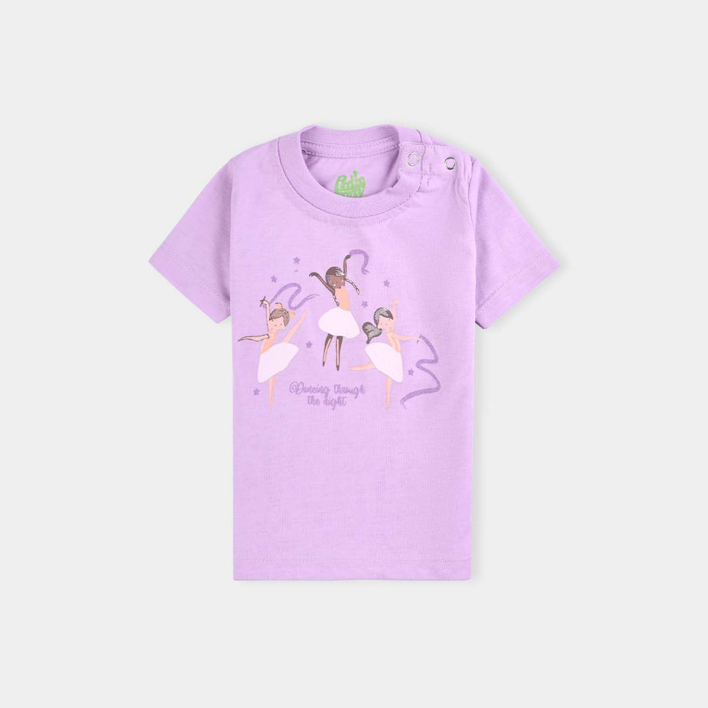 Infant Girls Poly Cotton Jersey Night Suit DANCING THE NIGHT
