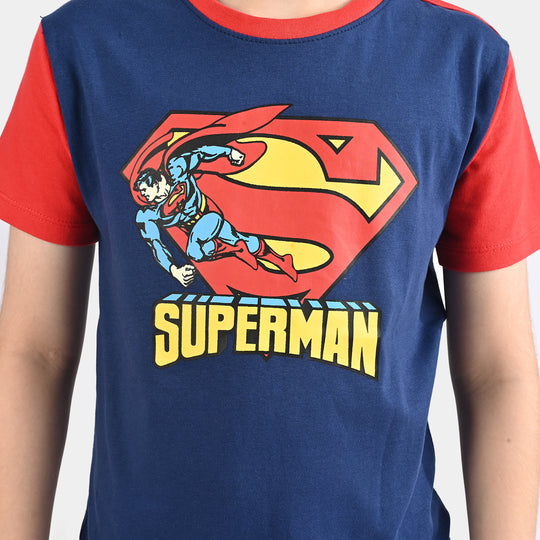 Boys Jersey/Terry 2 Piece Suit-C.Blue