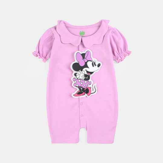 Infant Girls Cotton Interlock Romper