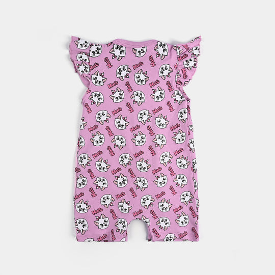 Infant Girls Cotton Interlock Romper