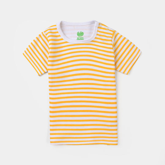 Infant Girls Cotton Interlock Suit Lion-Citrus