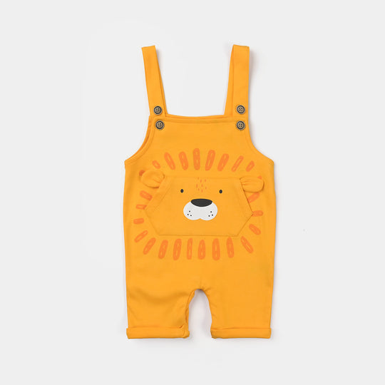 Infant Girls Cotton Interlock Suit Lion-Citrus