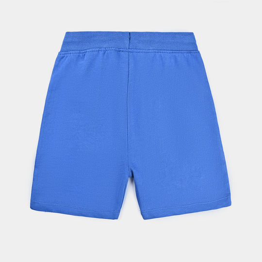 Boys Jersey/Terry Short Surf Vacay-Classic Blue