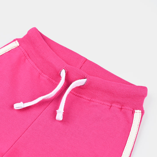 Infant Girls Jersey/Terry Short -Purple