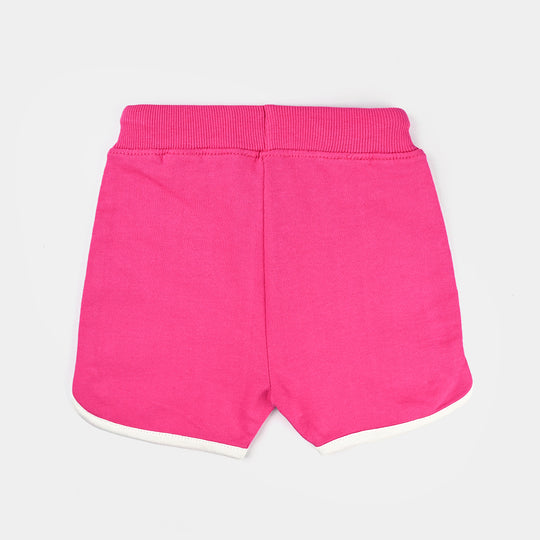 Infant Girls Jersey/Terry Short -Purple