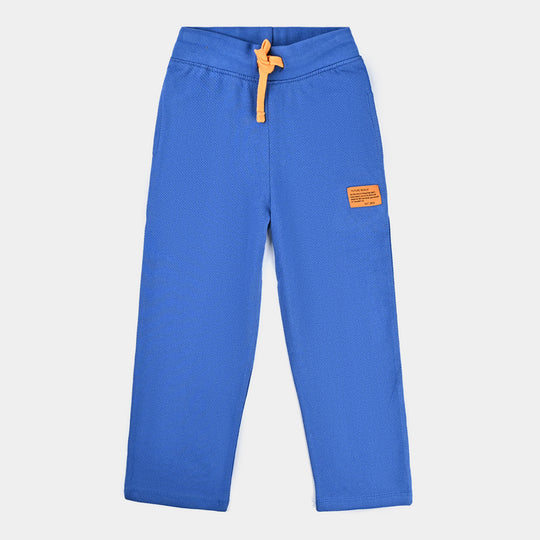 Boys Jumbo Pique Pyjama Future Goals-C.Blue