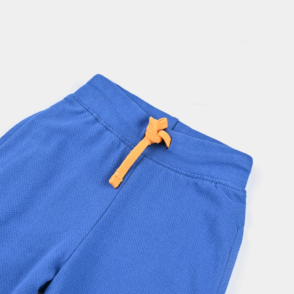 Boys Jumbo Pique Pyjama Future Goals-C.Blue