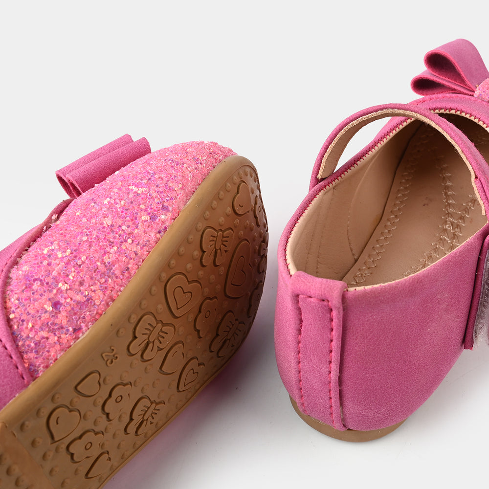 Girls Pumps 1318-Fuchsia