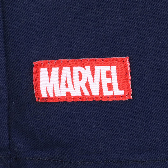 Boys Cotton Twill Short-Navy Blue