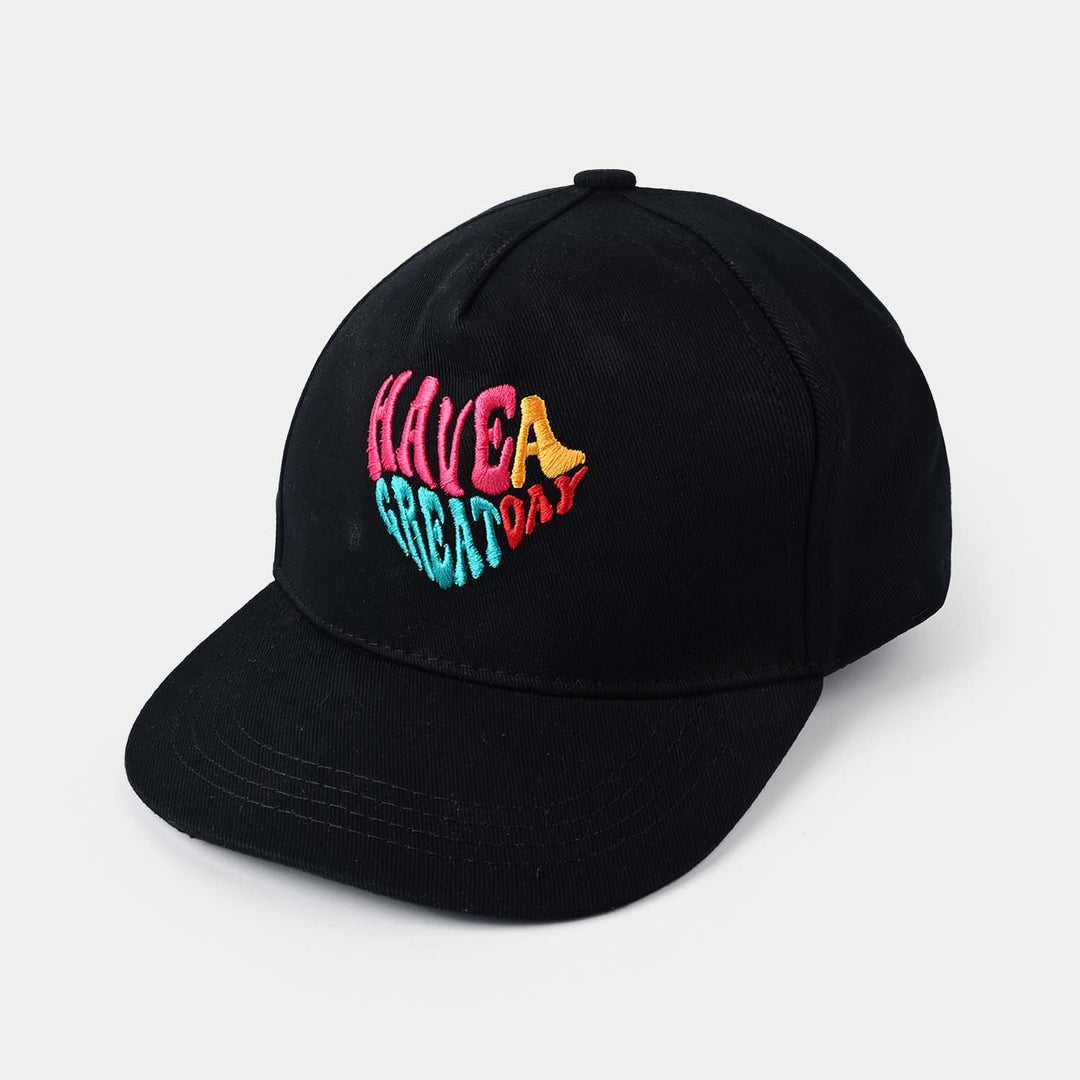Kids Cap/Hat Have a Great Day | BLACK