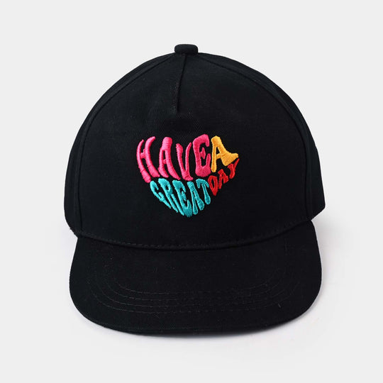 Kids Cap/Hat Have a Great Day | BLACK