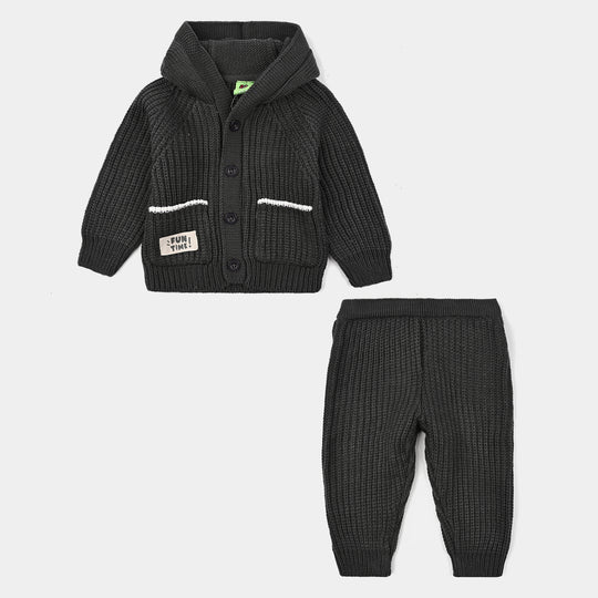 Infant Boys Acrylic Suit-Nevada-GREY