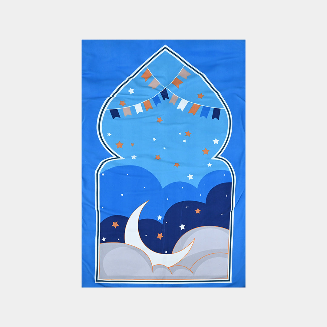 Boys Islamic Prayer Mat -Light Blue