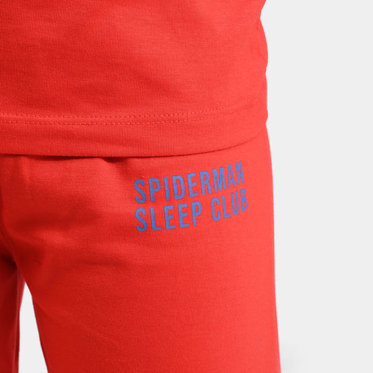 Boys Cotton NightWear Character-HR Red
