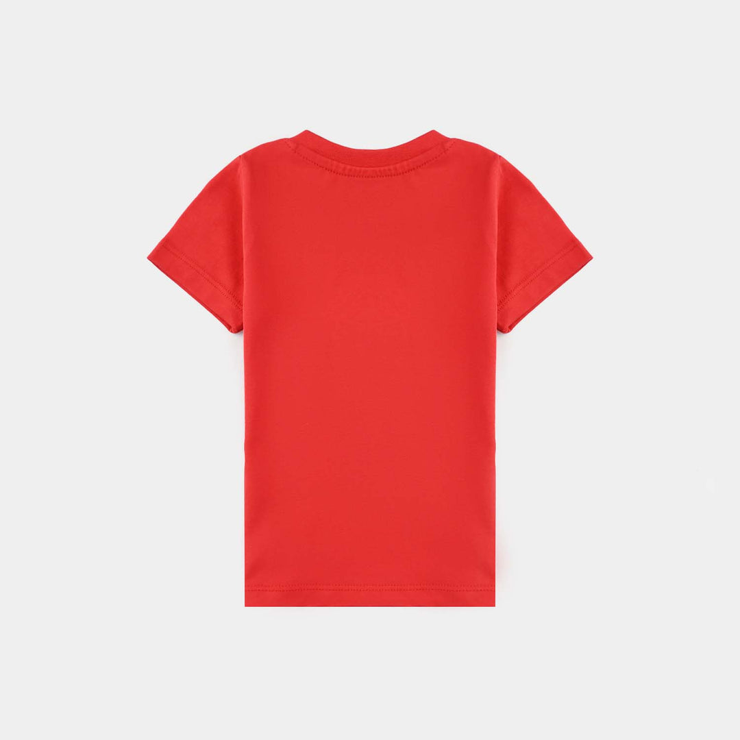 Infant Girls Cotton Jersey T-Shirt EMB HEARTS